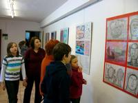 Migawka z wernisażu.