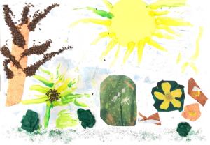 Witam wiosno - rysunek