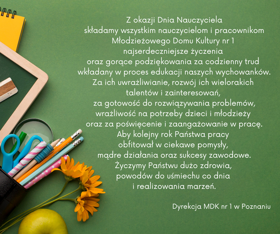 Dzień Edukacji Narodowej 2022 - życzenia