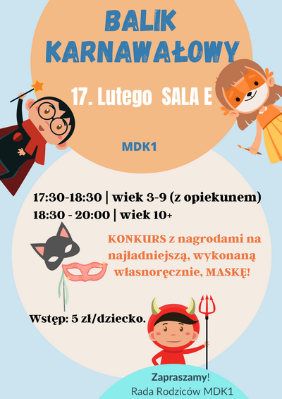 Balik karnawałowy - plakat