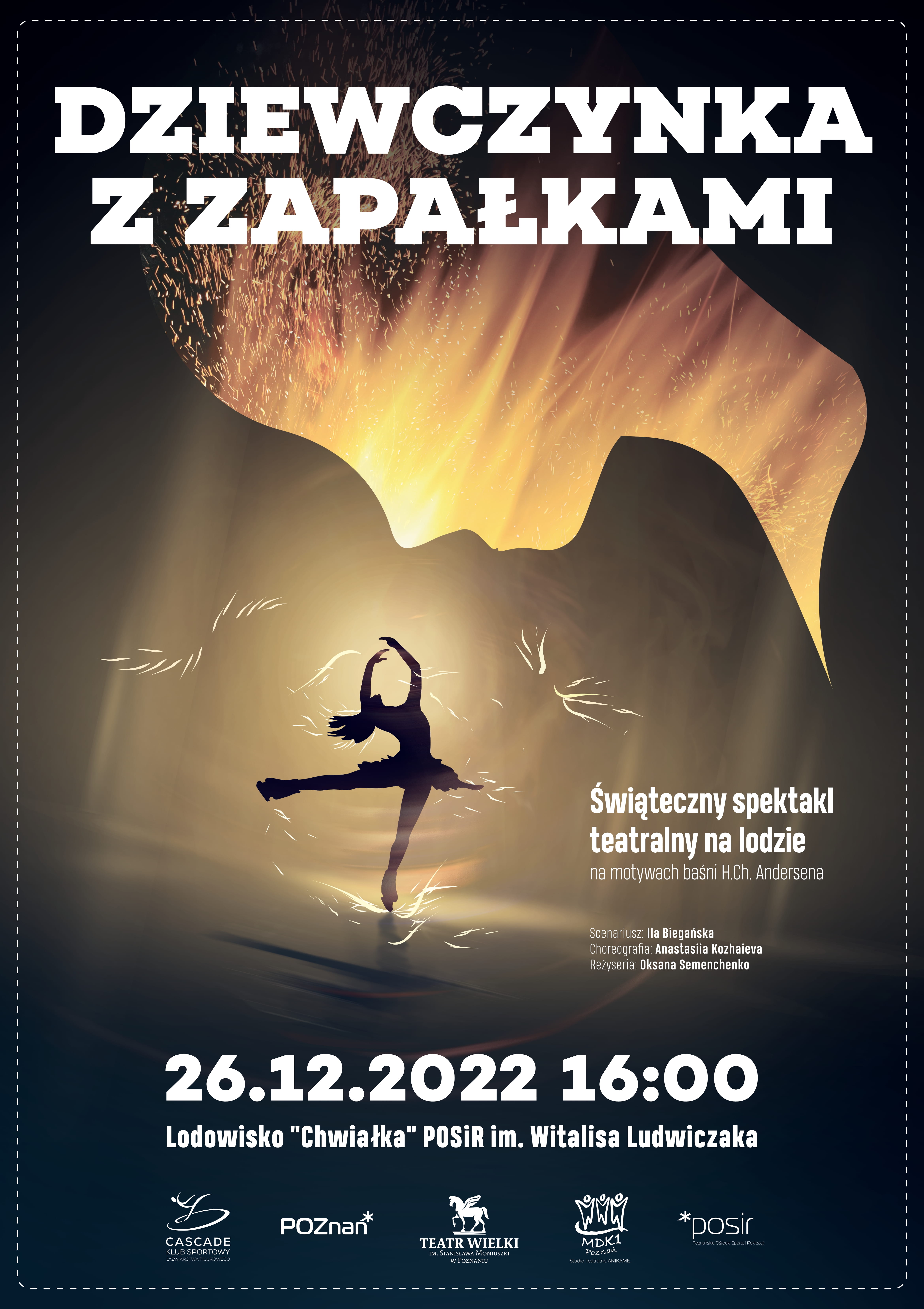 "Dziewczynka z zapałkami" - plakat