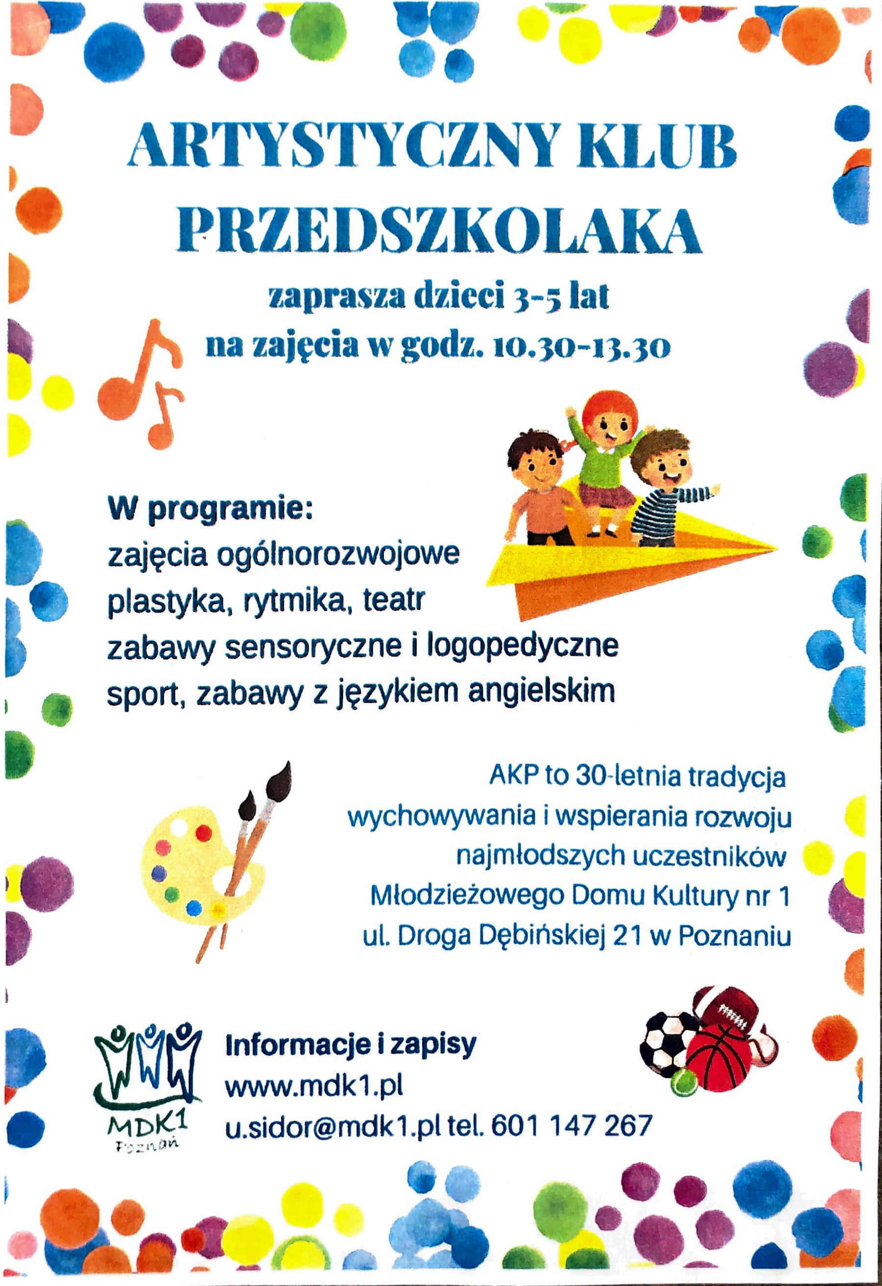 AKP - drzwi otwarte - plakat informacyjny