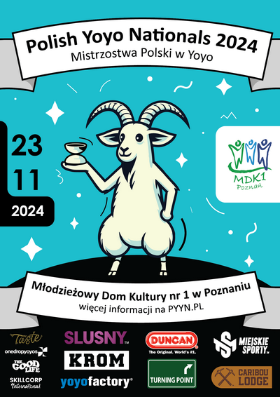 Mistrzostwa Polski w Yoyo - plakat