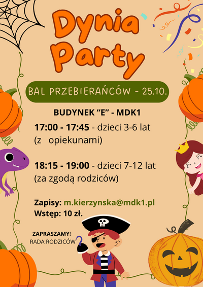 Dynia Party 2024 - plakat