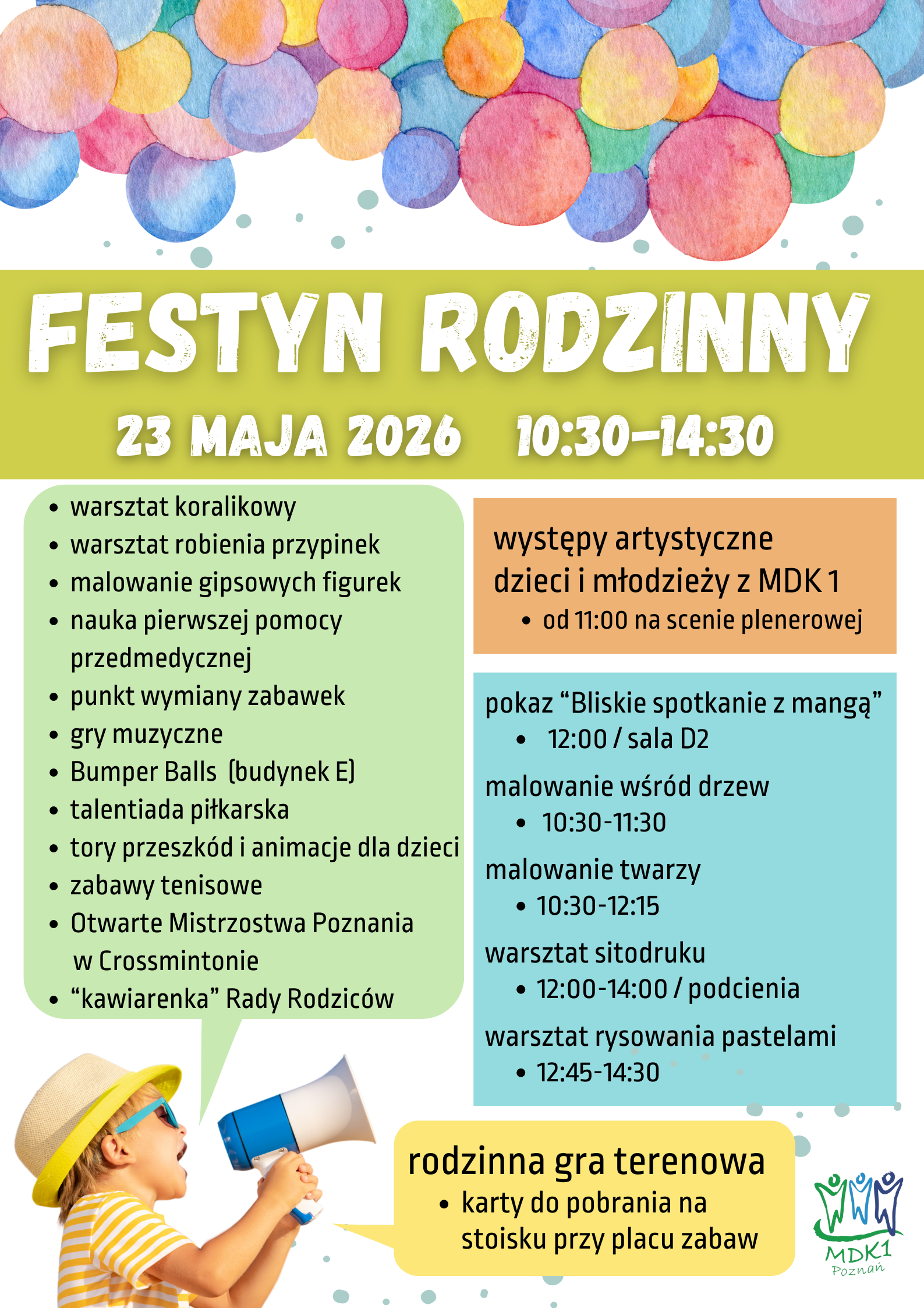 Plakat festyn rodzinny 2025