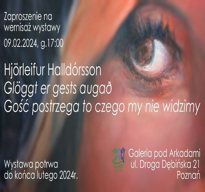 Wystawa prac Hjorleifur Halldórssona - plakat
